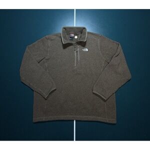 The North Face Brown Zip Up Sweater